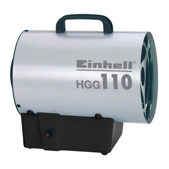 EINHELL LE-HGG 110 Manual De Instrucciones