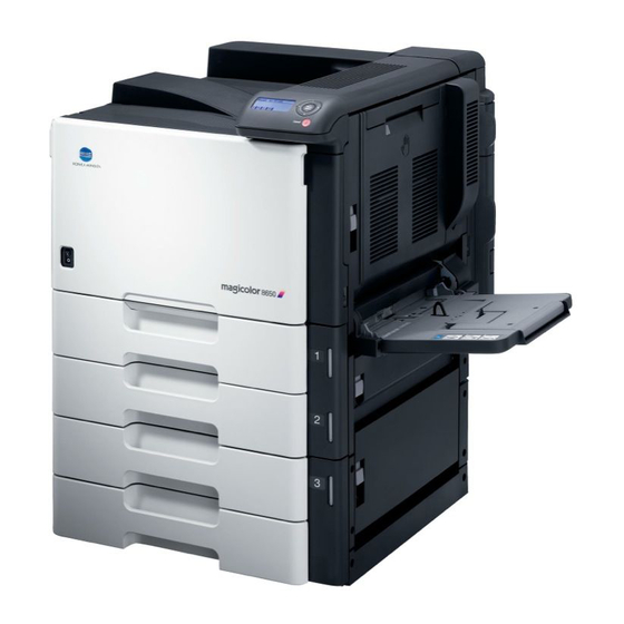Konica Minolta magicolor 8650 Guia De Instalacion