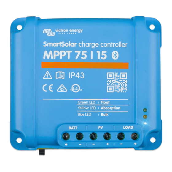 Victron energy BlueSolar MPPT 75/10 Manual