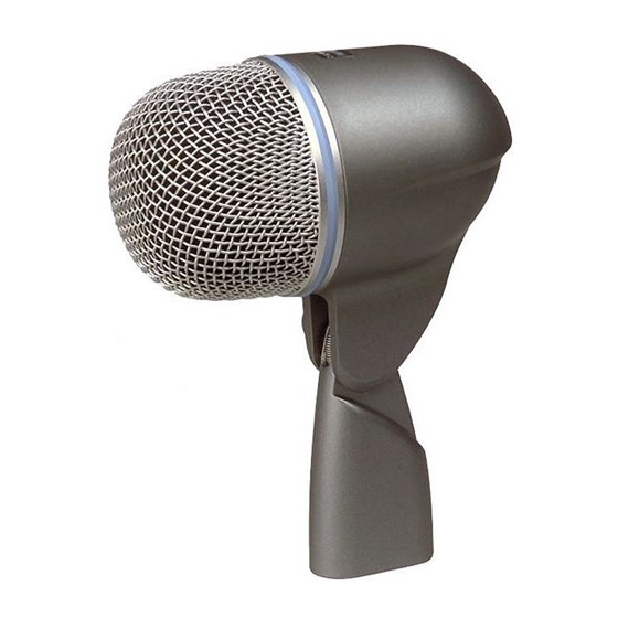 Shure BETA 52 Guia Del Usuario