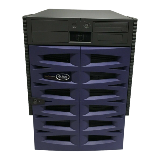 Sun Microsystems Sun Fire V890 Manual Del Usuario