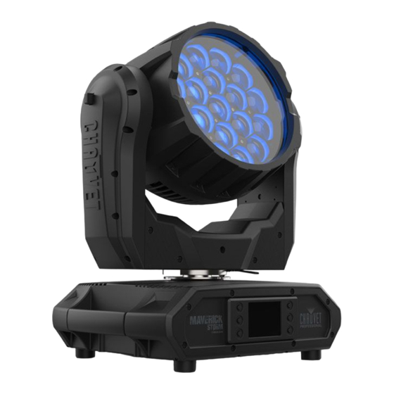 Chauvet Professional MAVERICK STORM 1 WASH Manual De Instrucciones