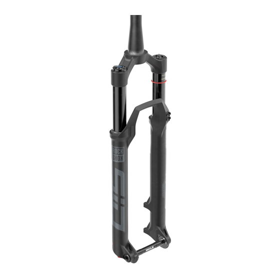 SRAM ROCK SHOX Manual Del Usuario