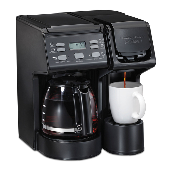 Hamilton Beach FlexBrew TRIO Manuales