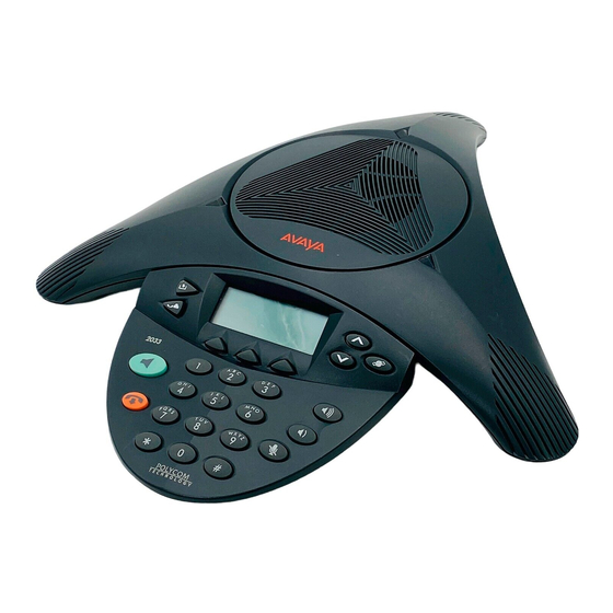 Avaya 2033 Guía Para El Usuario
