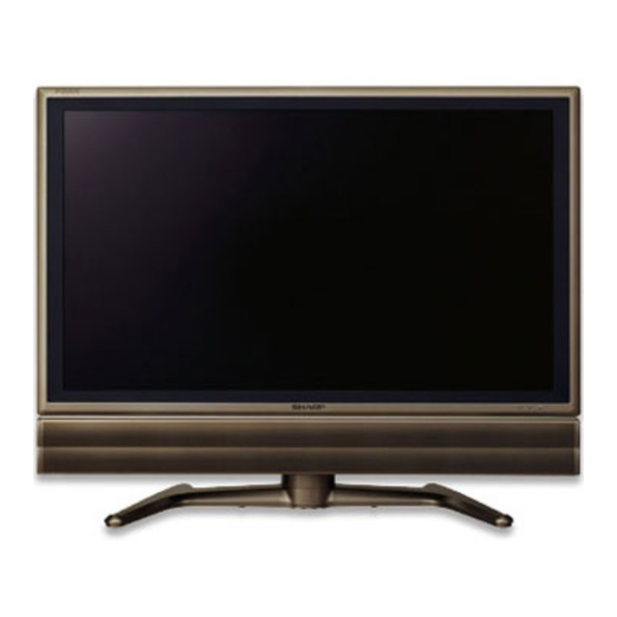 Sharp AQUOS LC-37GD1E Manual De Manejo