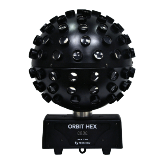 TECshow ORBIT HEX Manual De Usuario