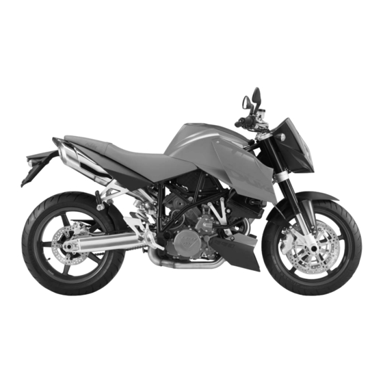 KTM 990 Super Duke 2006 Manuales