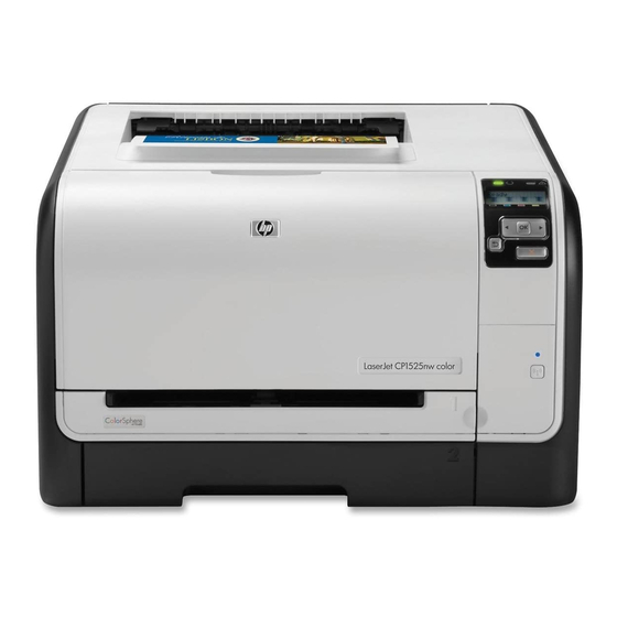 HP LASERJET PRO CP1520 Serie Manuales