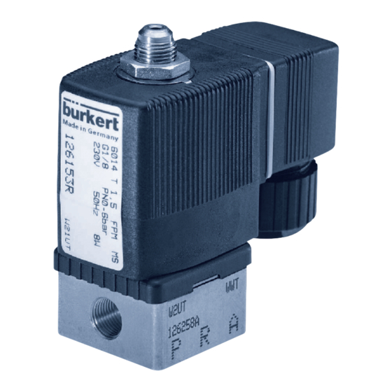 Burkert 6014 Manual De Instrucciones