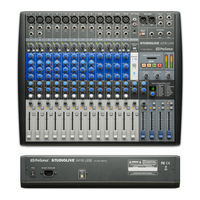 Presonus StudioLive AR Serie Manual De Usuario