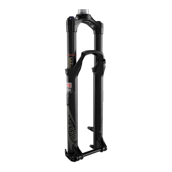 SRAM RockShox Lyrik Serie Manual De Mantenimiento