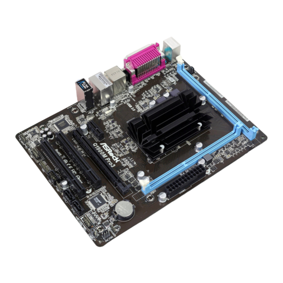 ASROCK Q1900M Pro3 Manual De Instrucciones