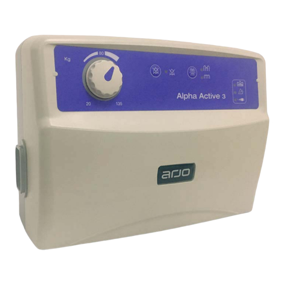 arjo Alpha Active 3 Instrucciones De Uso
