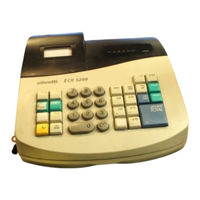 Olivetti ECR 5200 Guía De Referencia Rápida