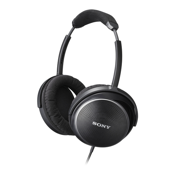 Sony MDR-MA900 Manual De Instrucciones