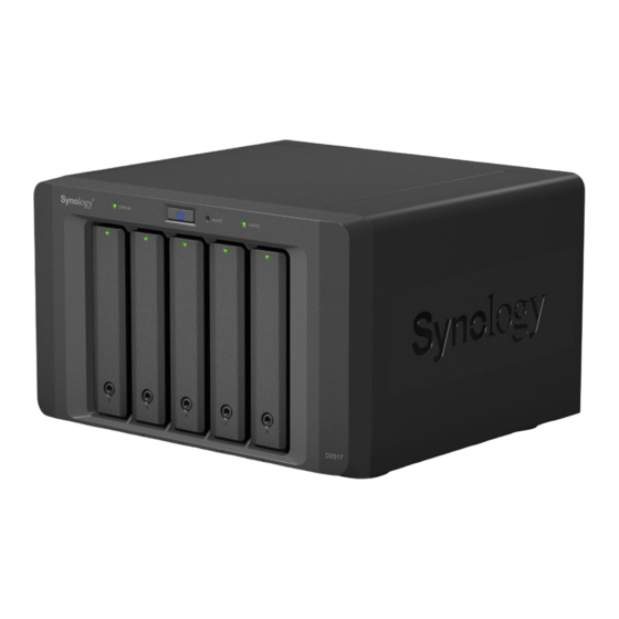 Synology DX517 Guía De Instalación Del Hardware