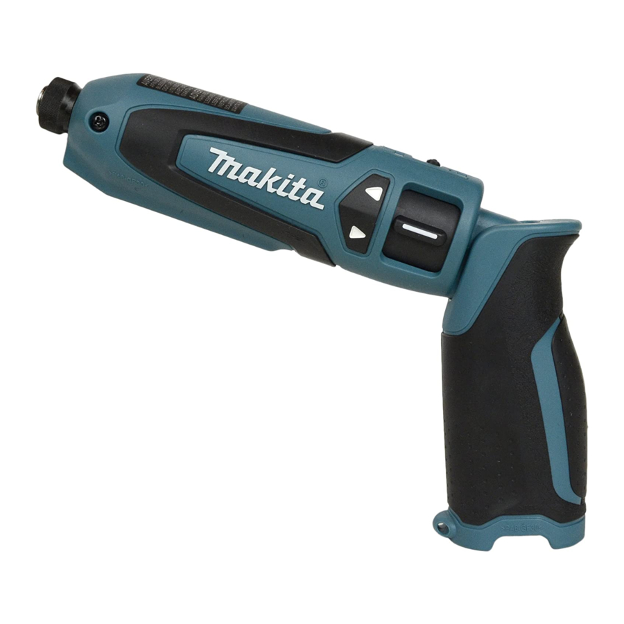 Makita TD021D Manual De Instrucciones