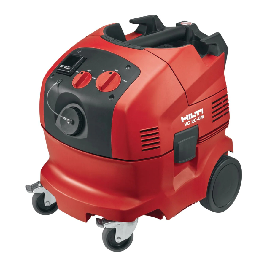 Hilti VC 20-UM Manual Original