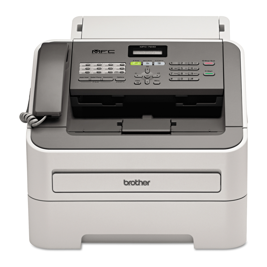 Brother MFC-7240 Guía De Configuración Rápida