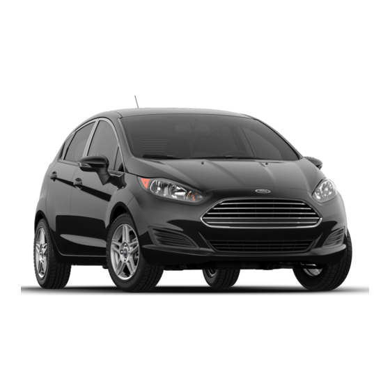 Ford FIESTA 2019 Manuales