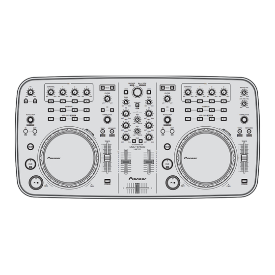 Pioneer DDJ-ERGO-K Guia De Inicio Rapido