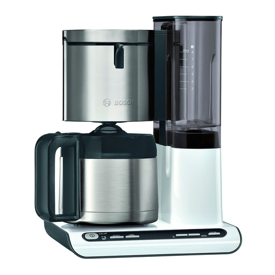 Bosch Styline TKA863 Serie Instrucciones De Uso