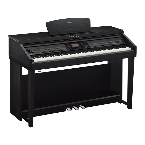 Yamaha Clavinova CVP-701 Manual De Instrucciones