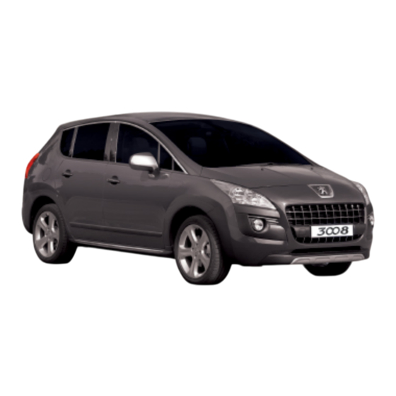 PEUGEOT 3008 2008 Manual Del Usuario