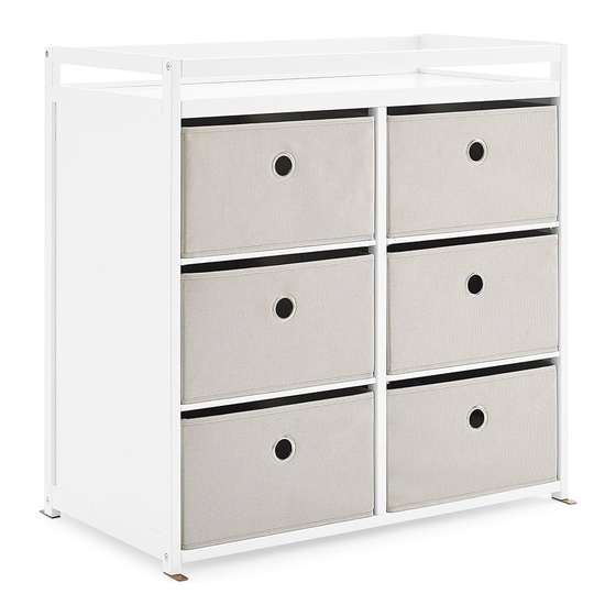 Delta Children Hayes Fabric Bin Changer Instrucciones De Montaje