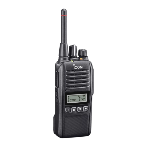 Icom IC-F29SDR dPMR446 Manuales