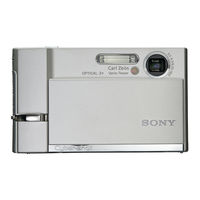 Sony Cyber-shot DSC-T30 Guia Del Usuario