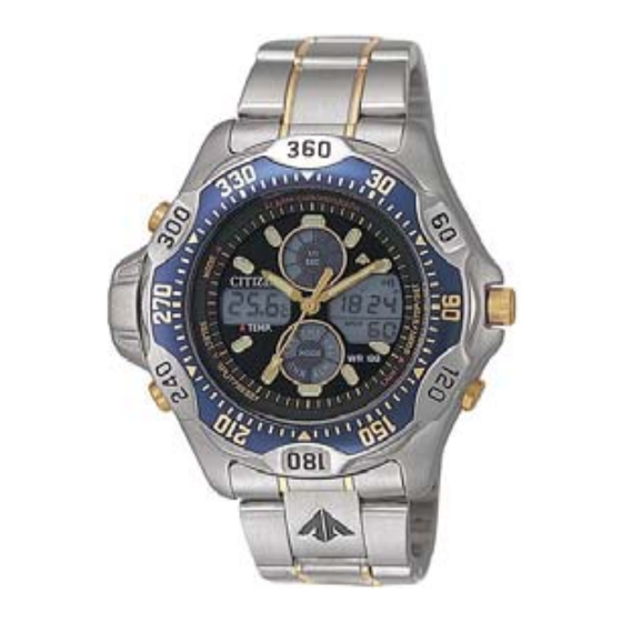 Citizen c710 Manual De Instrucciones