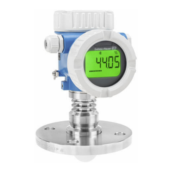 Endress+Hauser Micropilot FMR62B Información Técnica