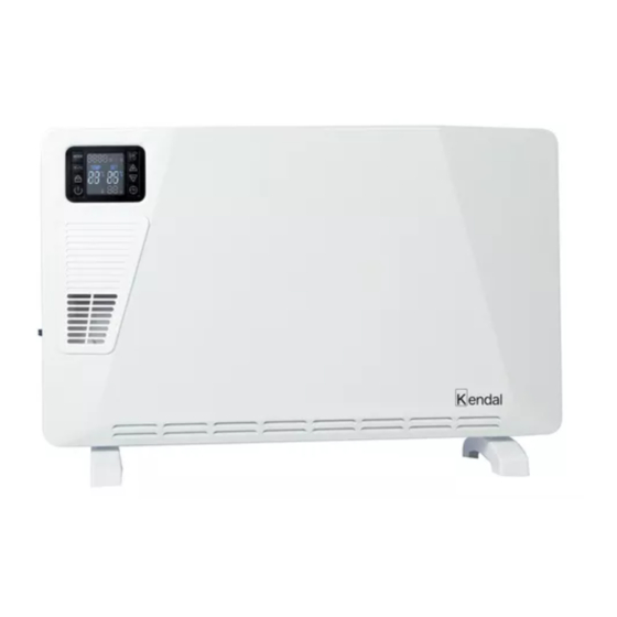 Kendal CONVECTOR TURBO KCH-20 LED Manual Del Usuario