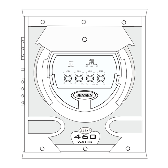 Jensen A34XP Manual De Instalación Y Funcionamiento