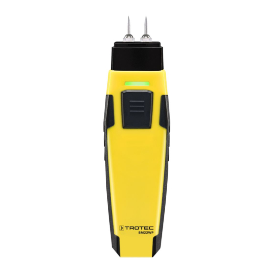 Trotec BM22WP Manual De Instrucciones