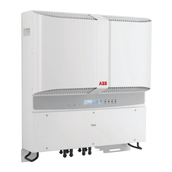 ABB PVI-10.0-I-OUTD-400 Guía De Instalación Rápida