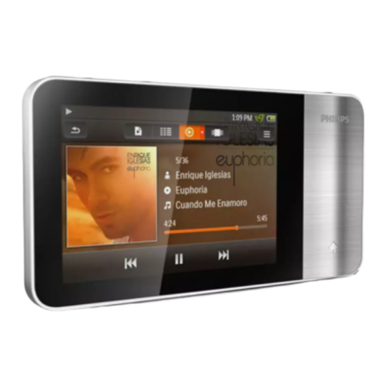 Philips GoGear SA3MUS08 Guía De Configuración Rápida