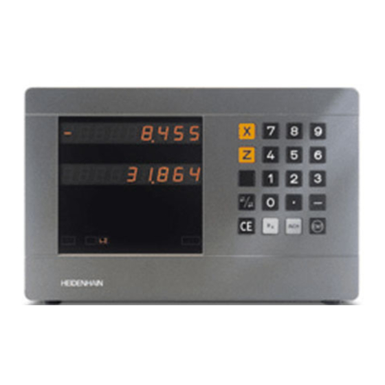 HEIDENHAIN ND 530 Manual De Instrucciones