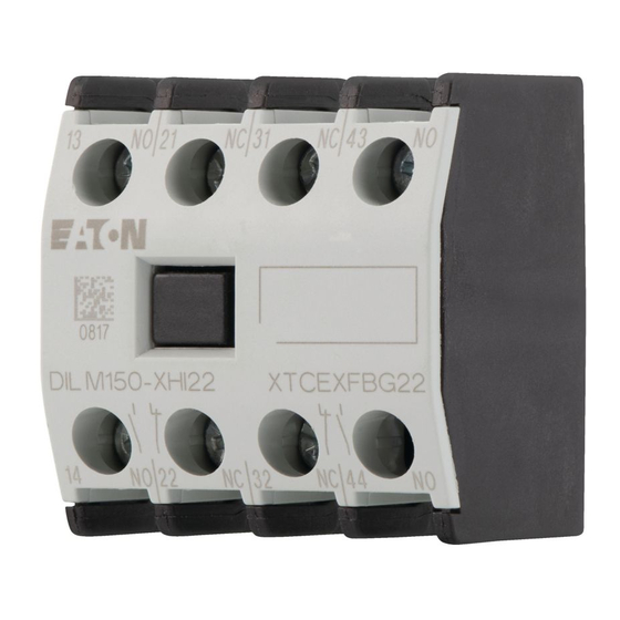 Eaton XTCEXFBG Serie Instrucciones De Montaje