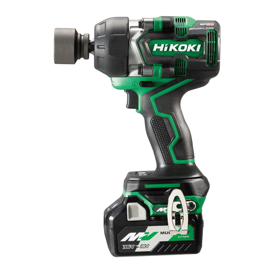 HIKOKI WR 36DE Instrucciones De Manejo