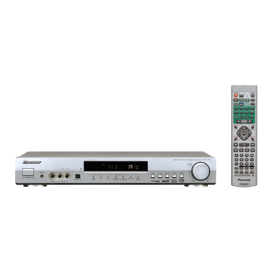 Pioneer VSX-C100 Manual De Instrucciones