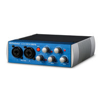 Presonus AudioBox USB 96 Guia Rápido