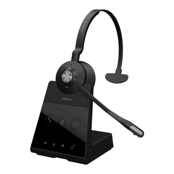 Jabra Engage 65 Mono Guia De Inicio Rapido