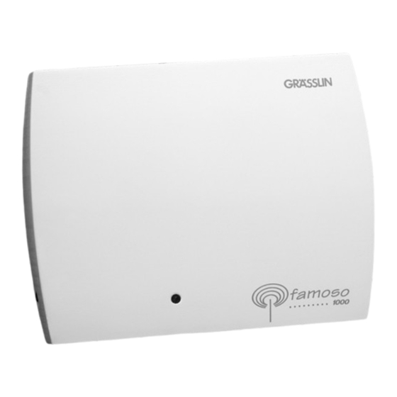 Grasslin famoso 1000 rf Manual Del Usuario