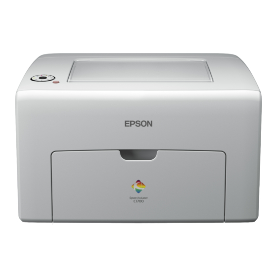 Epson AcuLaser C1700 Serie Manual De Usuario