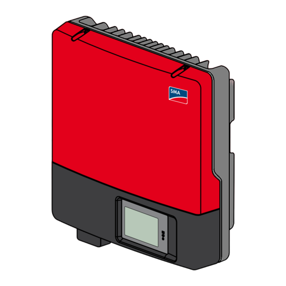 SMA SUNNYBOY 2500TL SingleTracker Instrucciones De Uso