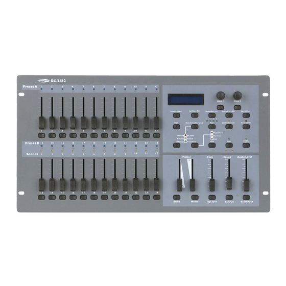 SHOWTEC SC-2412 Manual