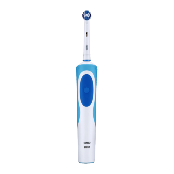 Braun OralB VITALITY Instrucciones De Uso Y Seguridad